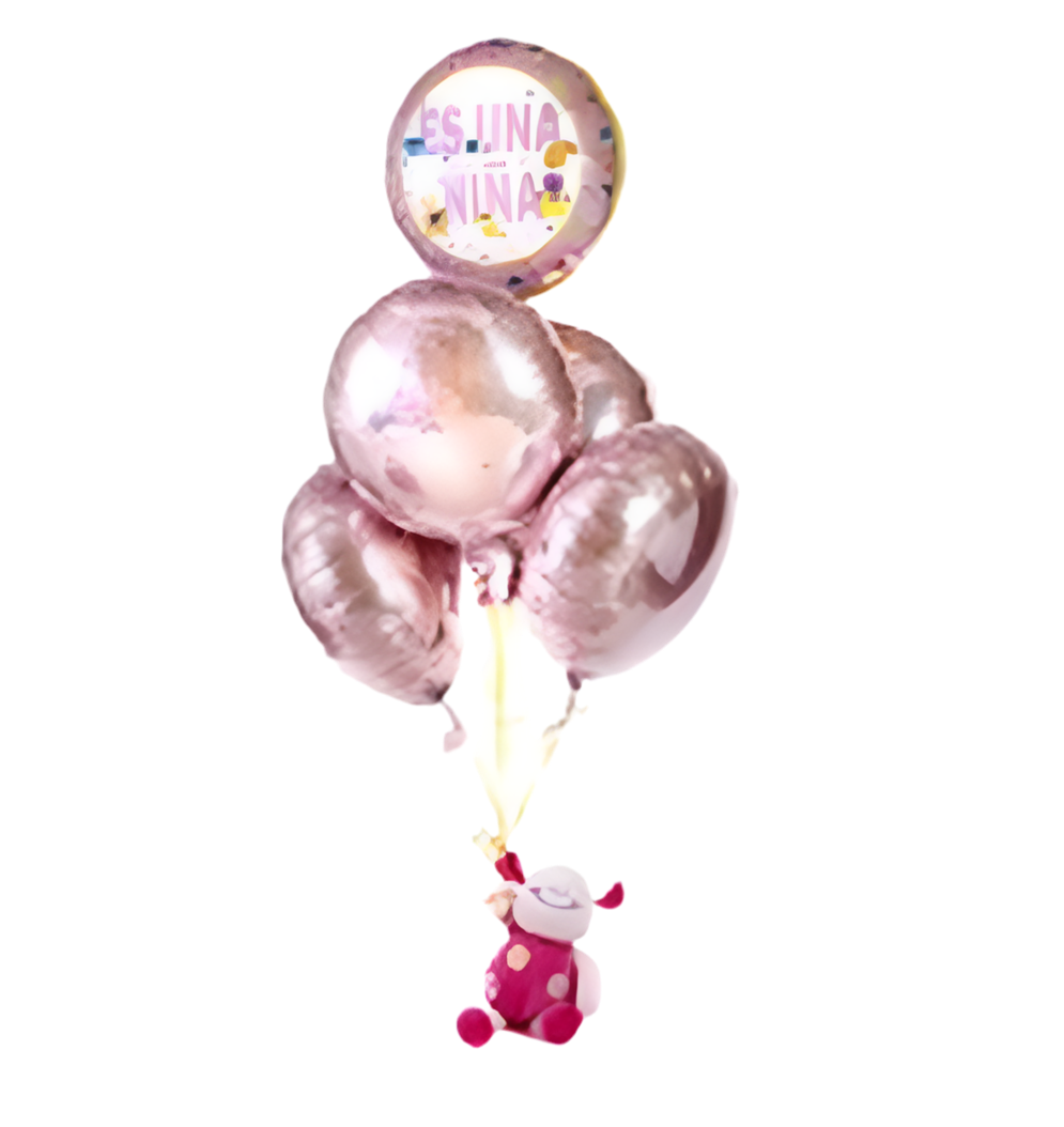 Balloons for Baby Girl Birth