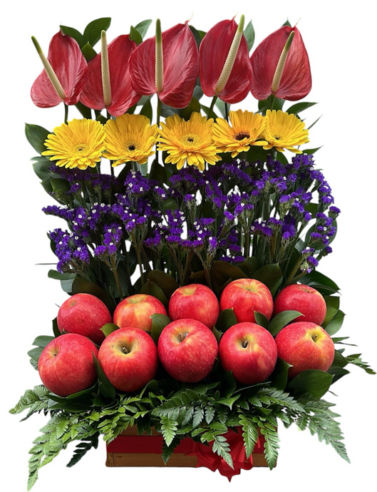 Arreglo Floral Con Frutas