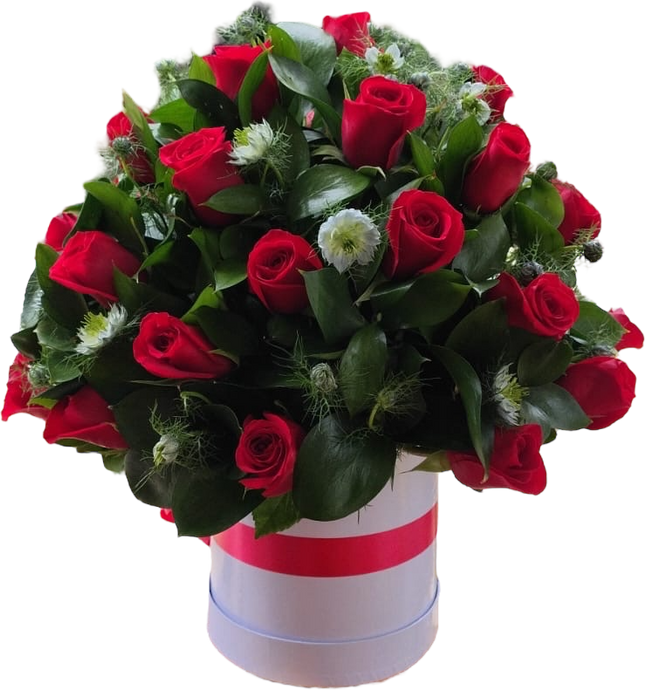 Flores en caja a Domicilio en Bogotá 24 Horas