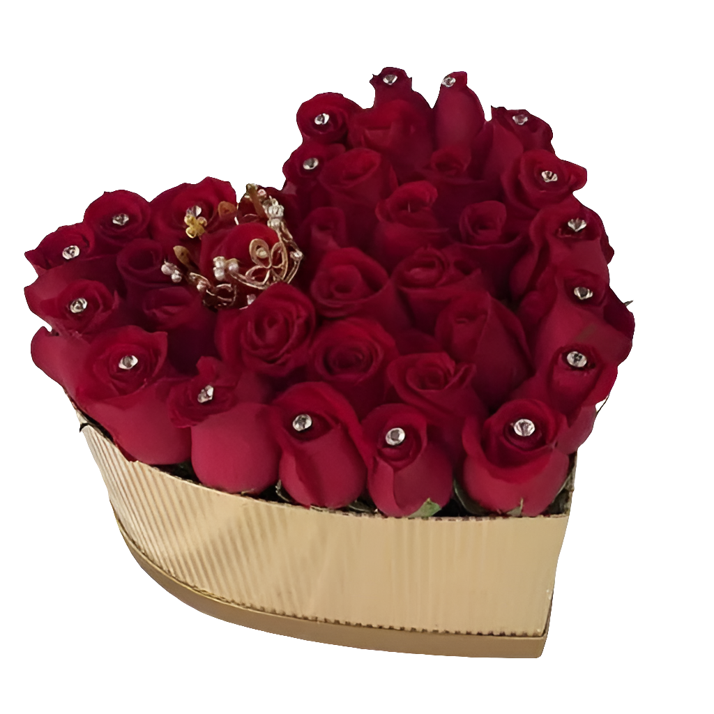 ¿Dónde comprar 24 rosas rojas en caja corazón para demostrar lealtad en Bogotá? ¿Cuáles son las mejores rosas para expresar fidelidad? Leal ofrece 24 rosas rojas en caja corazón para amor leal