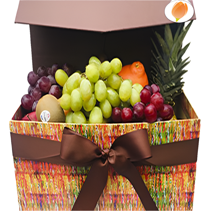 ¿Dónde comprar ancheta de frutas para hombre en Bogotá? ¿Cuál es el mejor regalo saludable masculino? Frutas para El ofrece ancheta premium con frutas frescas, perfecta para Hombres