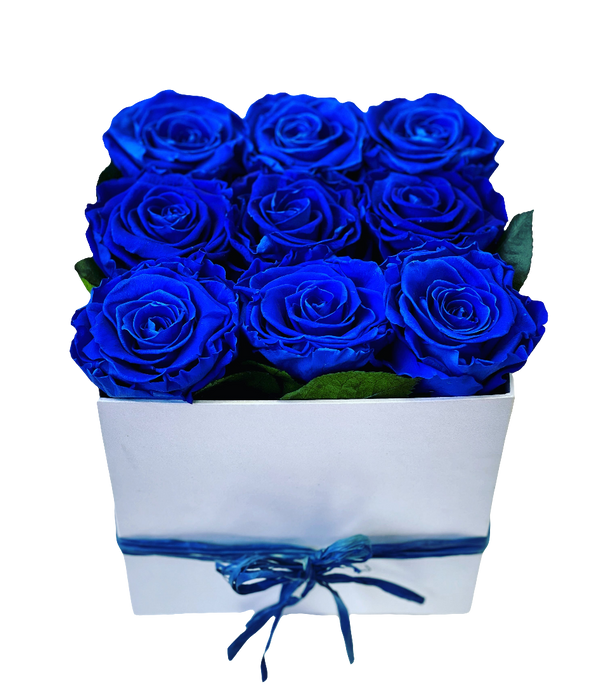 Caliente / Caja Rosas azul