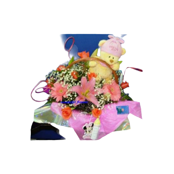 Flores Nacimiento Bebé Maternidad 24H Bogotá | Baby Shower Entrega Inmediata