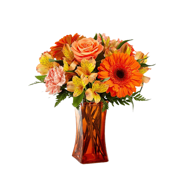 Flores Cumpleaños Naranja