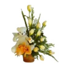 Cargar imagen en el visor de la galería, Flores Maternidad Bebé Niña 24H Bogotá | Nacimiento Baby Shower Entrega Inmediata