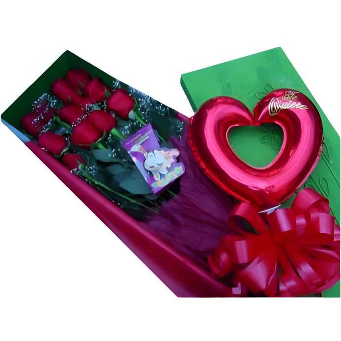 ❤️ IDEALISTA ROSAS ROJAS MI CORAZÓN BOGOTÁ | Caja Premium Entrega Inmediata | Regalo Único Amor Ideal | +100 Especies 24H