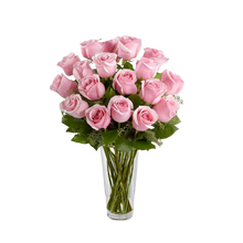 Cargar imagen en el visor de la galería, Ramo Rosas Rosadas Tallo Largo 24H Bogotá | Premium Entrega Inmediata