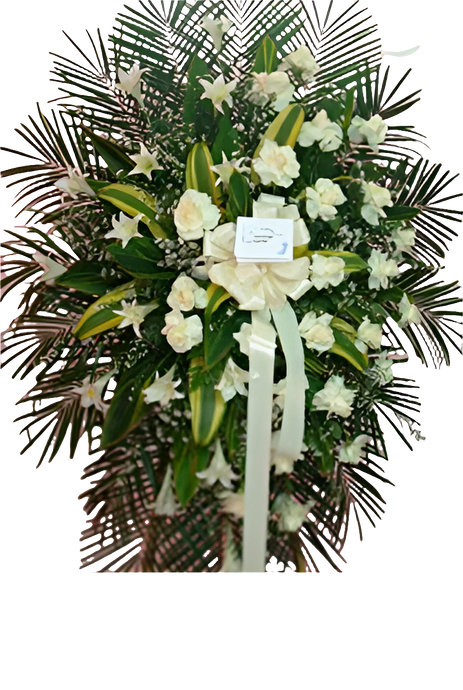 Arreglo funebre Pedestal Flores Eternas
