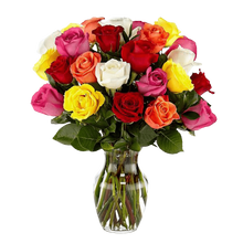 Load image into Gallery viewer, Mixed Roses (Bouquet or Vase)