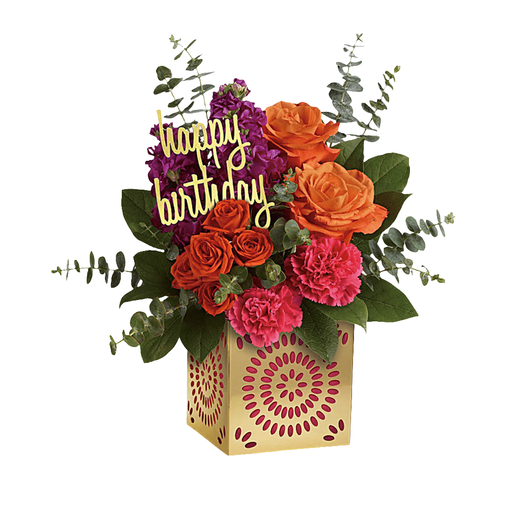 Ramo de cumpleaños brillante