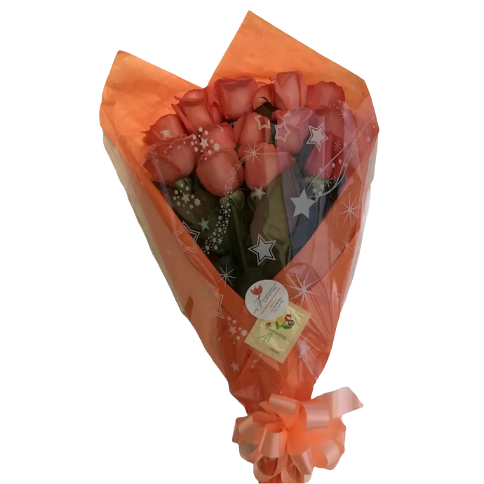 Bouquet Maravilloso - Ramo 12 Rosas Color Favorito Bogotá