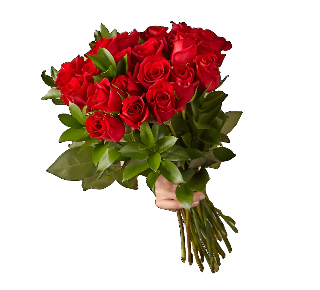 Bouquet Paciente - Ramo 24 Rosas Rojas Amor Romántico Bogotá