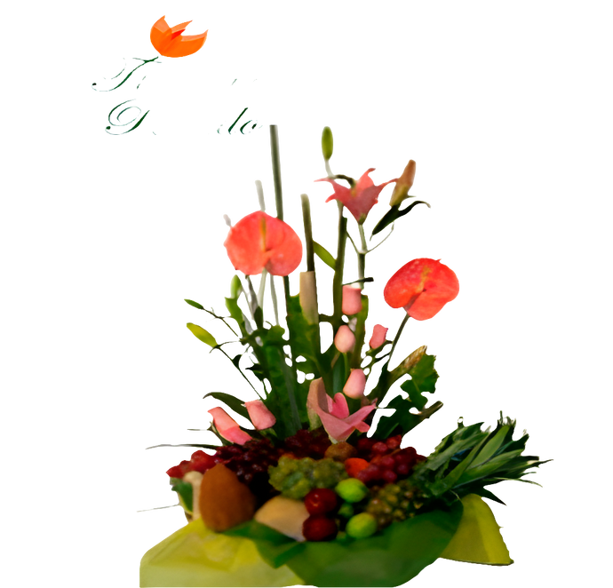 Flores Frutas Frutero Versátil 24H Bogotá | Regalo Saludable Entrega Inmediata