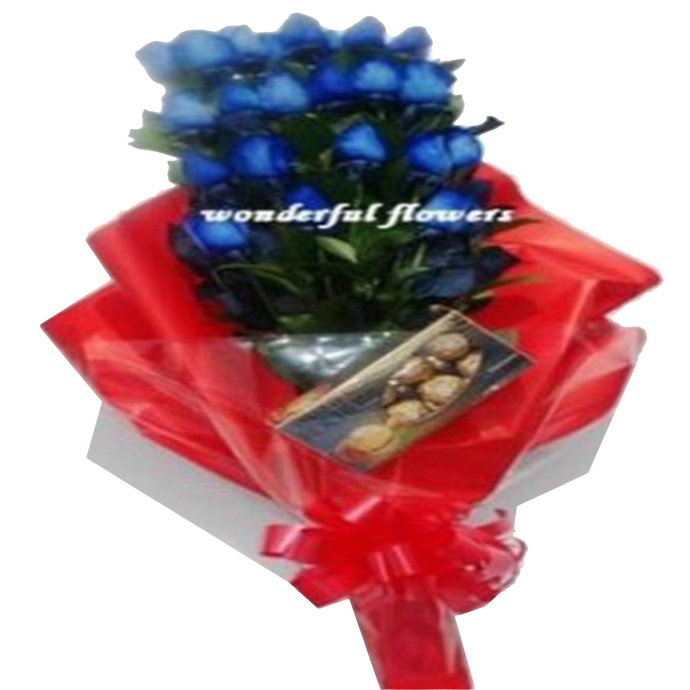 blue roses to apologize