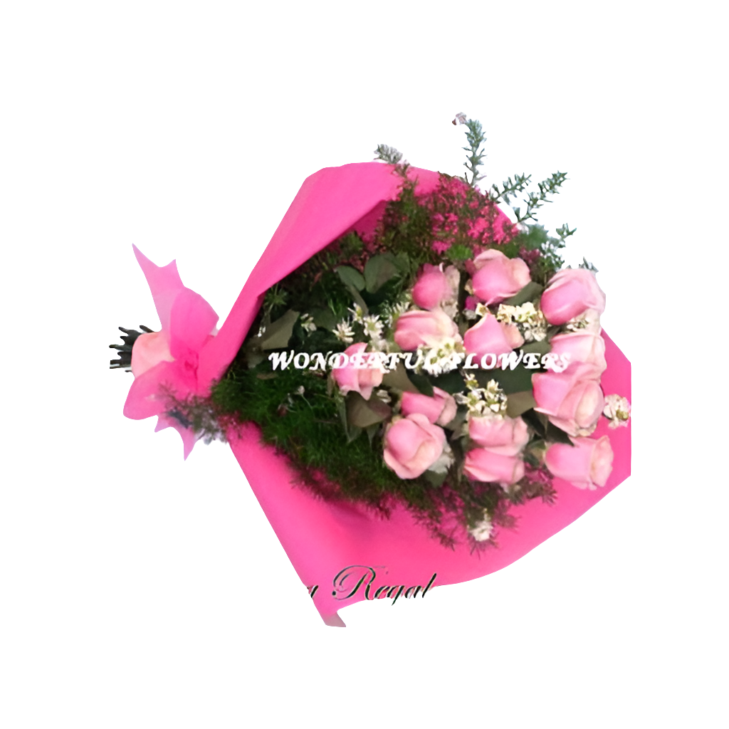 Bouquet Romántico - Ramo 12 Flores Rosas Frescas Bogotá