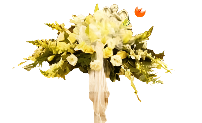 Arreglos floral Funebre Bebe