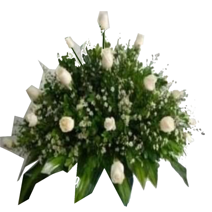 Arreglo Funebre Rosas Blancas