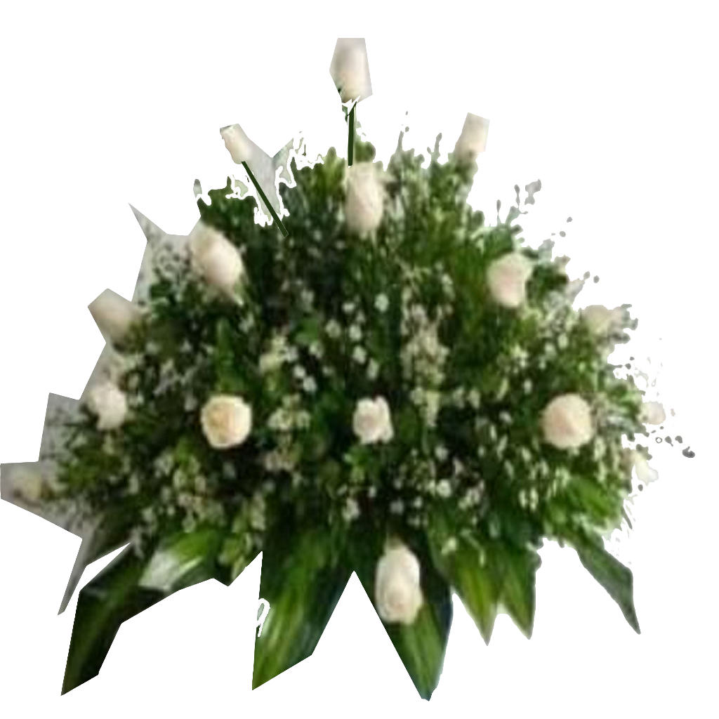 Arreglo Funebre Rosas Blancas
