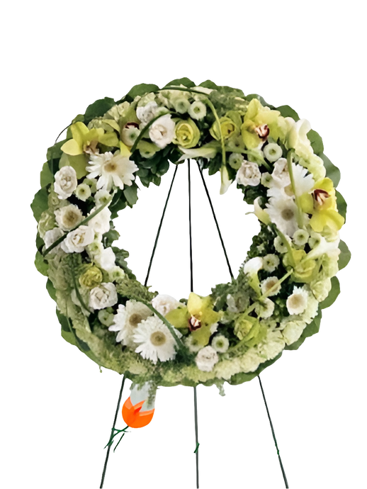 coronas de flor para condolencias