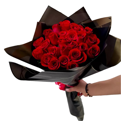 🌹 Inspirador - Buchón 24 Rosas Rojas Premium | Día Mujer Aniversarios Amor Bogotá Colombia 🌹