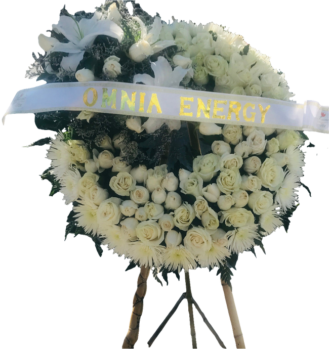 Corona Funebre ¨Te Acompañamos¨