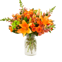 Cargar imagen en el visor de la galería, regalo floral multicolor en tonos cálidos.