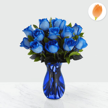 Cargar imagen en el visor de la galería, Fiesta Azul (12 rosas azules) - Flores 24 Horas