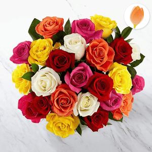 Rosas Mixtas (Bouquet o Jarrón) - Flores 24 Horas