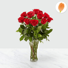 Load image into Gallery viewer, Rosas Rojas larga duración Arreglo de flores, envía flores a Colombia desde USA, Flores para regalo y Flores 24 horas