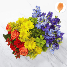 Load image into Gallery viewer, Colores del amor Arreglo de flores, envía flores a Colombia desde USA, Flores para regalo y Flores 24 horas
