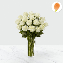 Cargar imagen en el visor de la galería, Rosas Blancas Arreglo de flores, envía flores a Colombia desde USA, Flores para regalo y Flores 24 horas