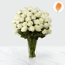 Cargar imagen en el visor de la galería, Rosas Blancas Arreglo de flores, envía flores a Colombia desde USA, Flores para regalo y Flores 24 horas