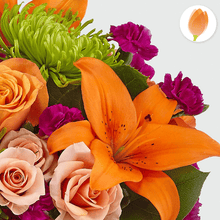 Load image into Gallery viewer, Corazones y Besos Arreglo de flores, envía flores a Colombia desde USA, Flores para regalo y Flores 24 horas