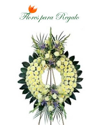 Corona Funebre PAZ - Flores 24 Horas