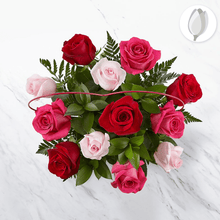Load image into Gallery viewer, XOXO Rosas, Arreglo de flores, envía flores a Colombia desde USA, Flores para regalo y Flores 24 horas Doral Roses Miami