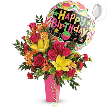 Cargar imagen en el visor de la galería, Bouquet de cumpleaños, Cumpleaños Arreglo de flores, Flores para regalo y Flores 24 horas