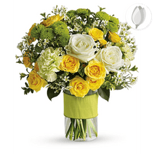 Load image into Gallery viewer, Cumpleaños Dulce Sonrisa, Cumpleaños Arreglo de flores, Flores para regalo y Flores 24 horas