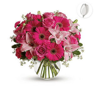 Color Rosa, Cumpleaños Arreglo de flores, Flores para regalo y Flores 24 horas