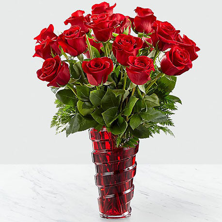 Red Roses 24 Units for Miami - Flores 24 Horas